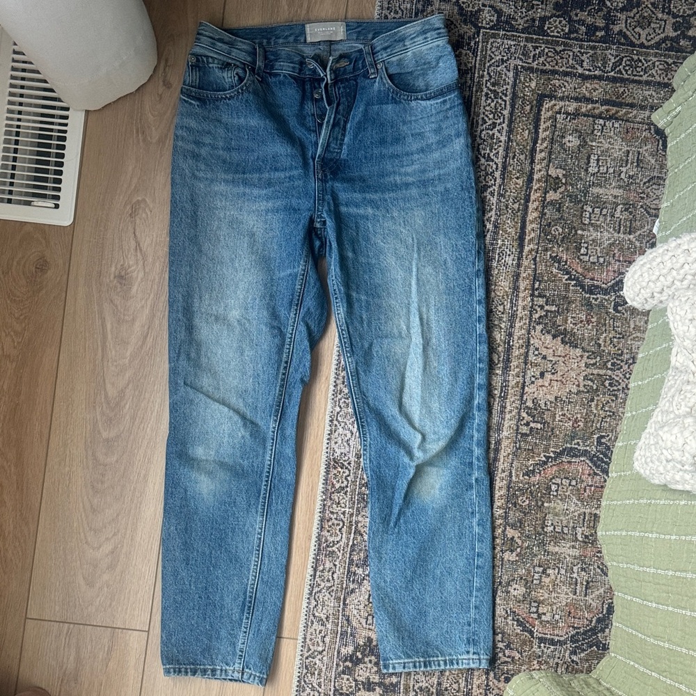 Everlane Women's Straight Leg Blue Jeans